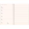 Ημερολόγιο εβδομαδιαίο The Writing Fields Softline 2000 14x21cm 2024 με λάστιχο soft εξώφυλλο με υφή δέρματος Cappuccino